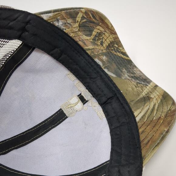 Beck's U.S Flag Snapback Trucker Hat Multi One Size Adjustable True Timber Camo - Picture 8 of 10